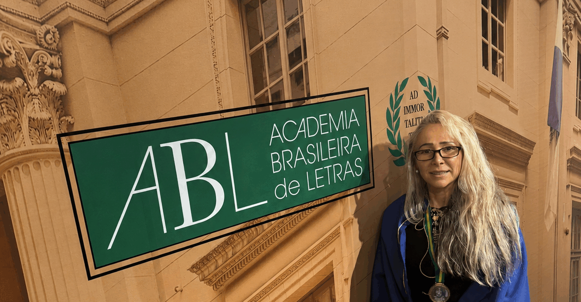 Claudia Cataldi recebe medalha da Academia Brasileira de Letras